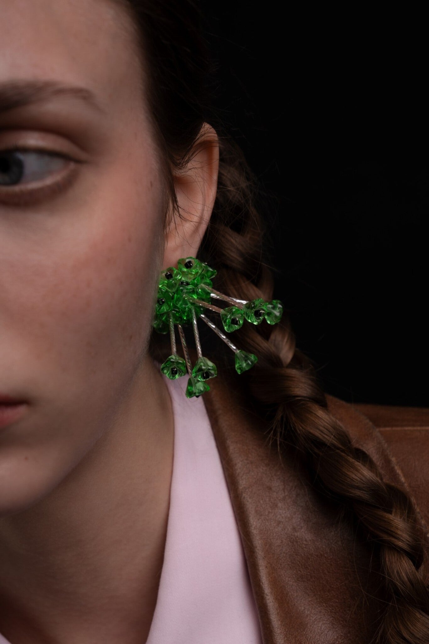 Balsam Green Earrings