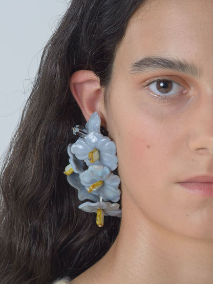 Strotha Grey Earrings