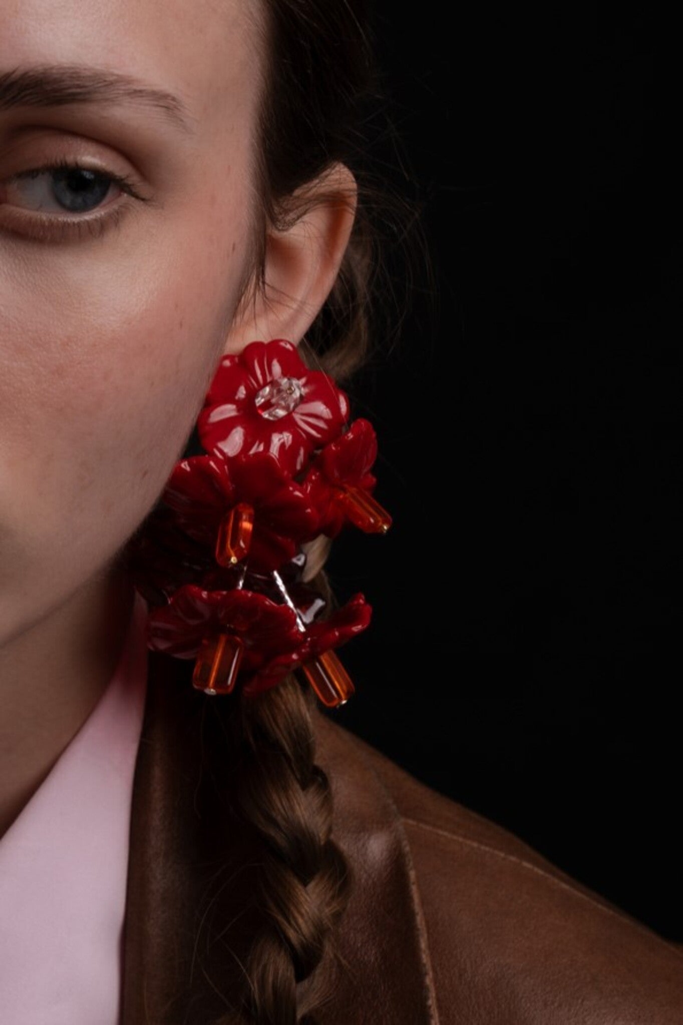 Strotha Rouge Earrings