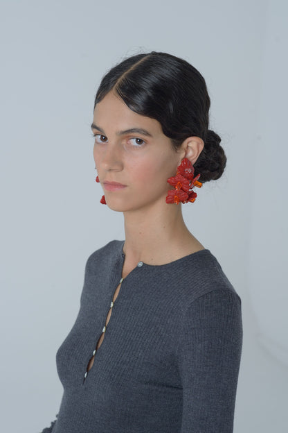 Strotha Rouge Earrings