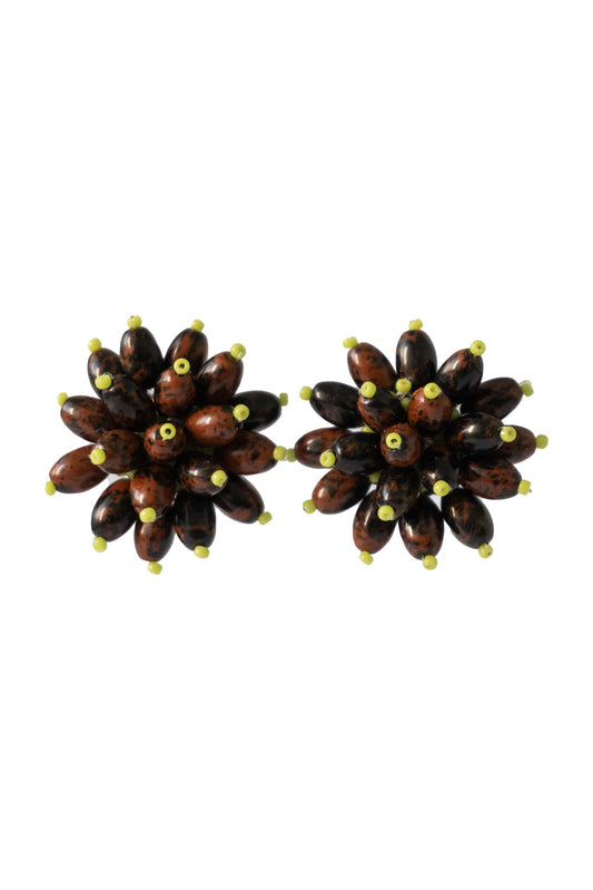 Clematides Simple Jaspeados Earrings