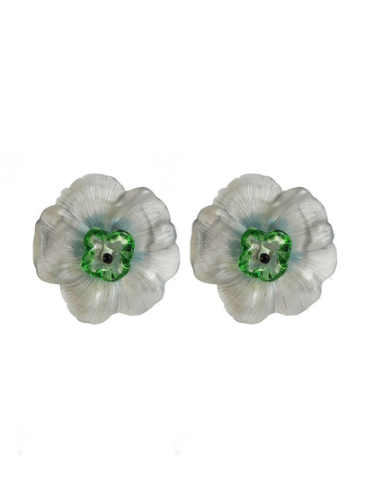 Camelia Grey Earrings