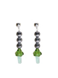 Magic Mushroom Green Earrings