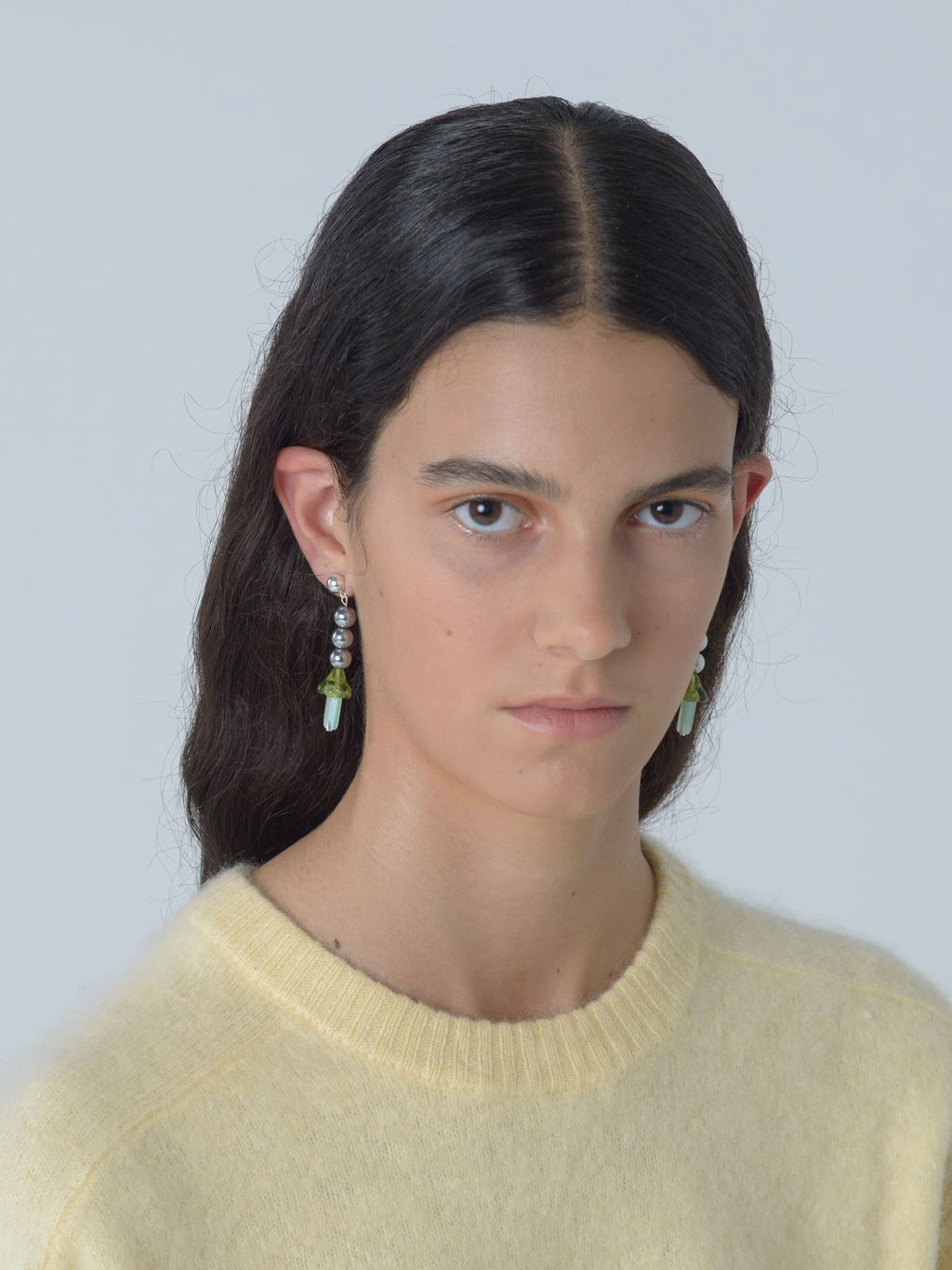 Magic Mushroom Green Earrings