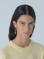 Magic Mushroom Green Earrings