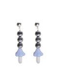 Magic Mushroom Light Blue Earrings