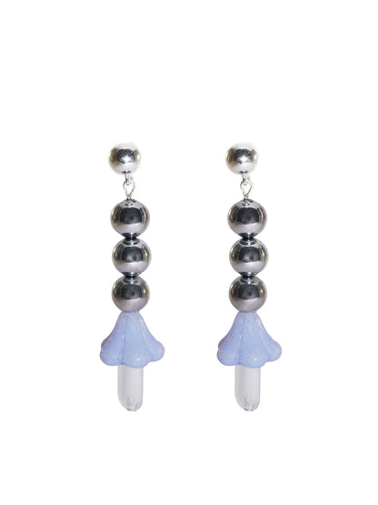 Magic Mushroom Light Blue Earrings