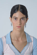 Magic Mushroom Light Blue Earrings