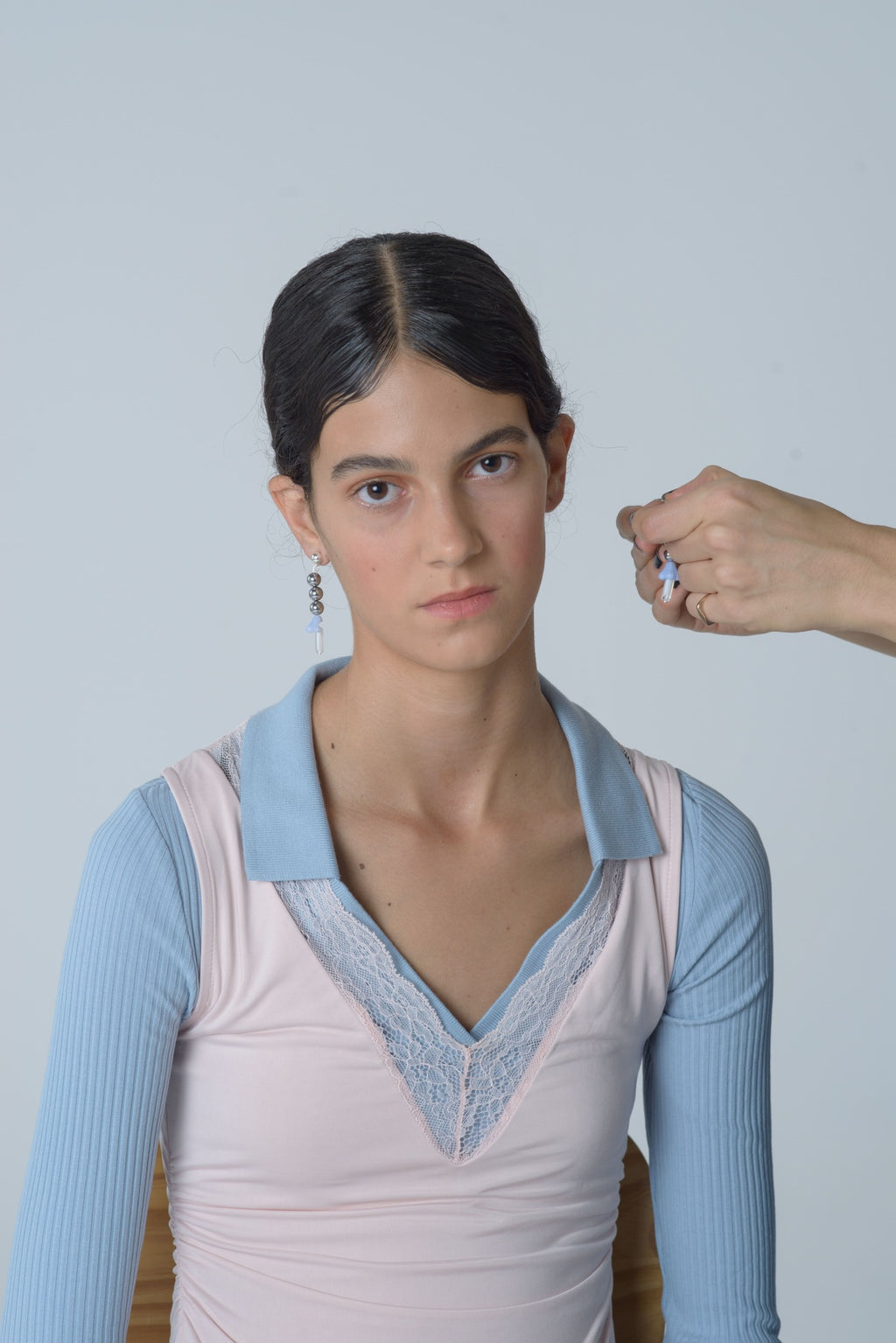 Magic Mushroom Light Blue Earrings