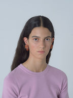 Sakura Tangerine Earrings