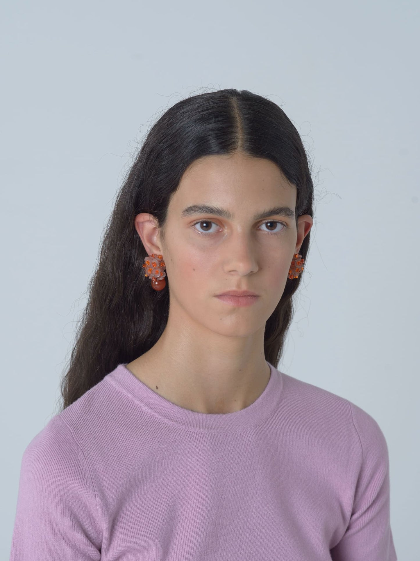 Sakura Tangerine Earrings