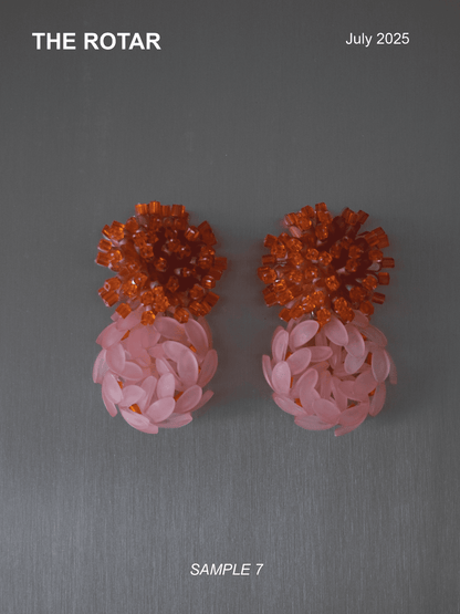 Alkekengi Pink Earrings (SAMPLE SALE)