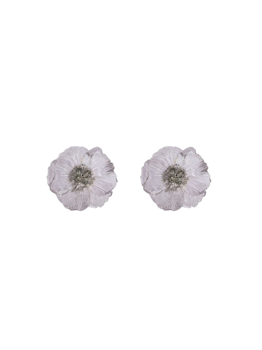 Camelia Petit Smoke Earrings