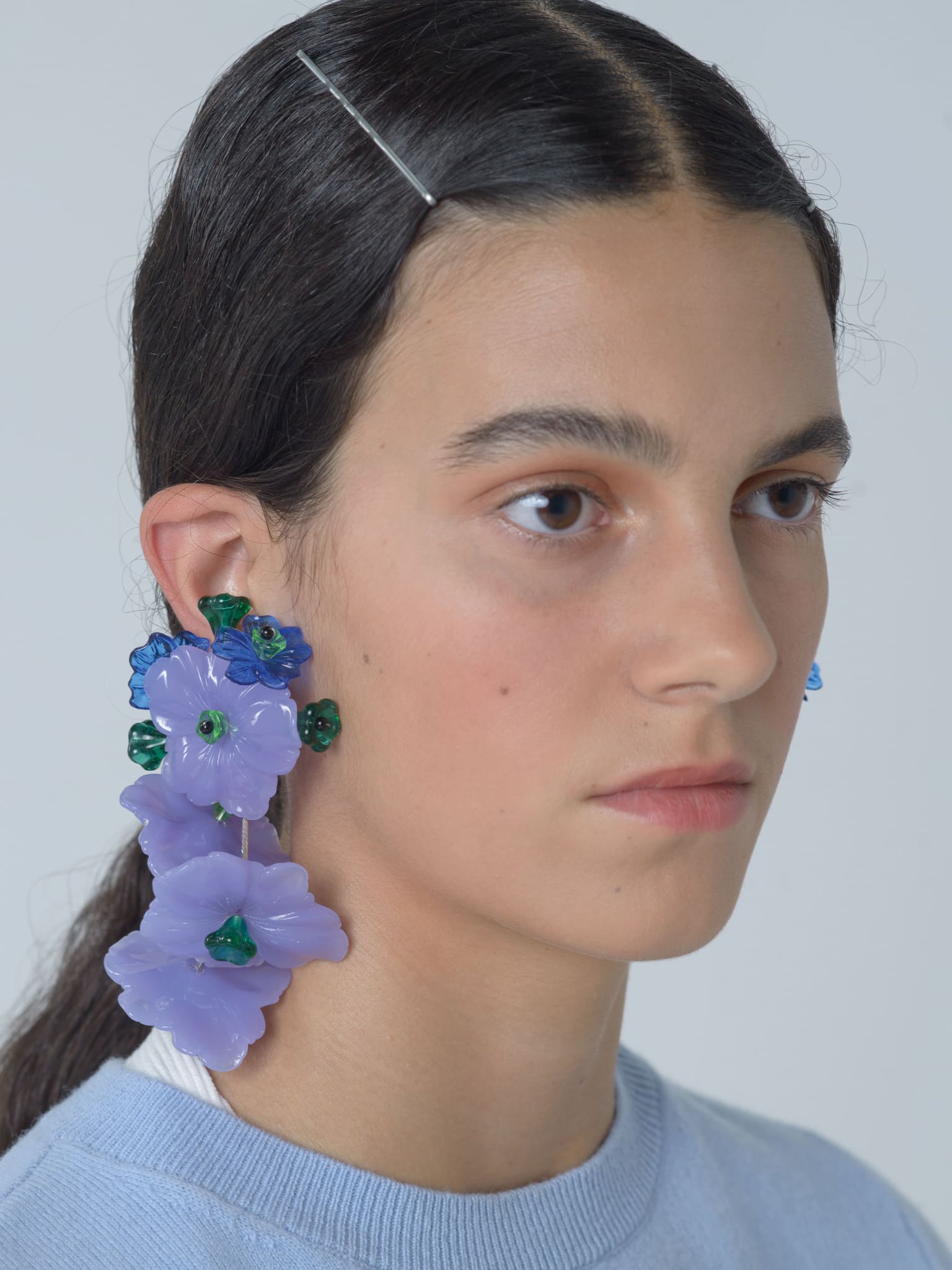 Iris Lilac Earring