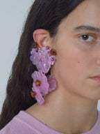 Iris Pink Earring