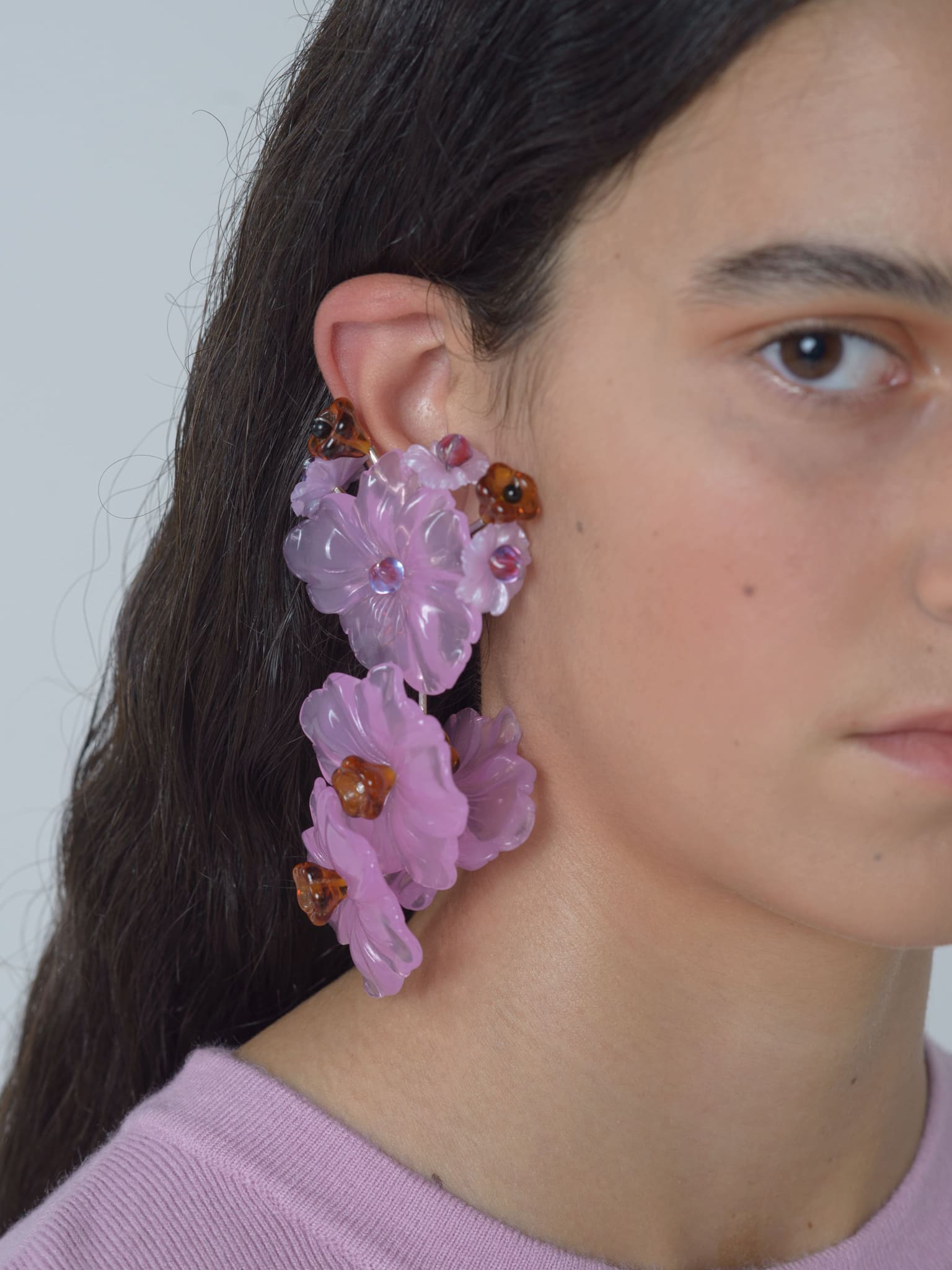 Iris Pink Earring