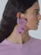 Iris Pink Earring