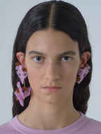 Iris Pink Earring