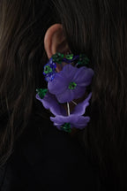 Iris Lilac Earring